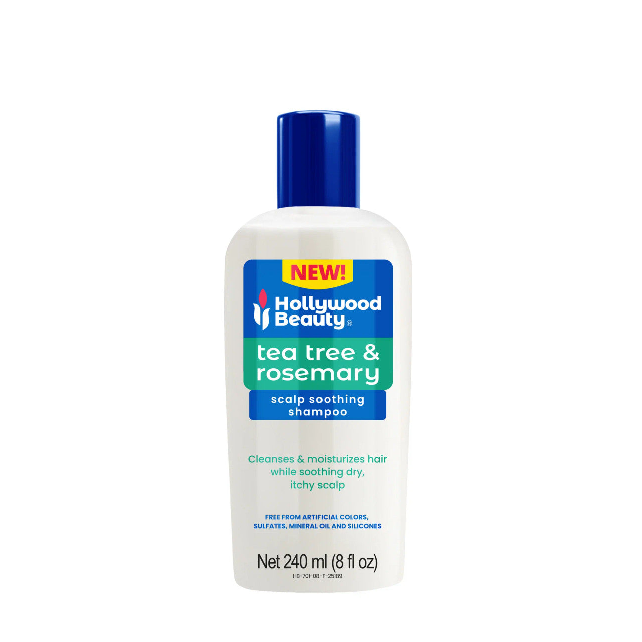 Hollywood Beauty Tea Tree & Rosemary Scalp Soothing Shampoo (8oz) - product image 2