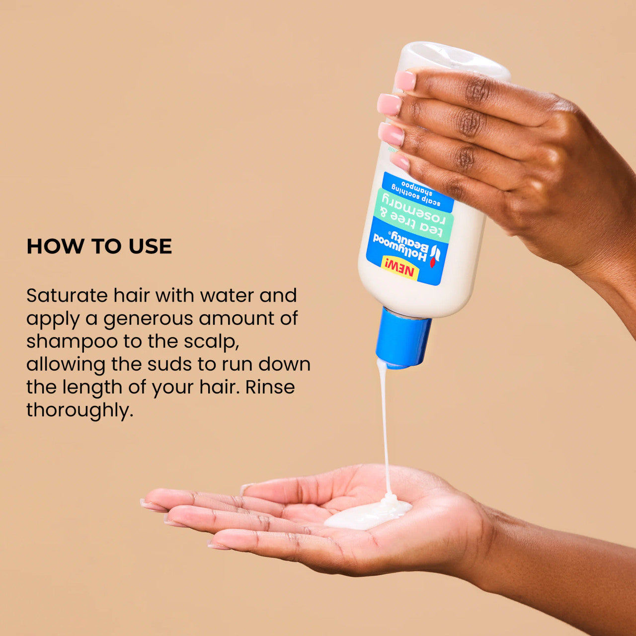 Hollywood Beauty Tea Tree & Rosemary Scalp Soothing Shampoo (8oz) - product image 6