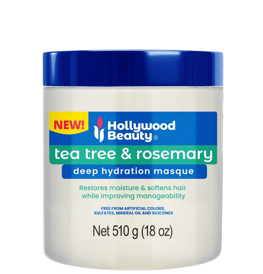 Hollywood Beauty Tea Tree & Rosemary Deep Hydration Masque (18oz)