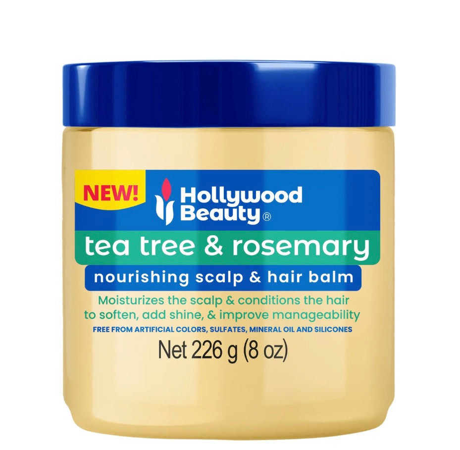 Hollywood Beauty Tea Tree & Rosemary Nourishing Scalp & Hair Balm (8oz)
