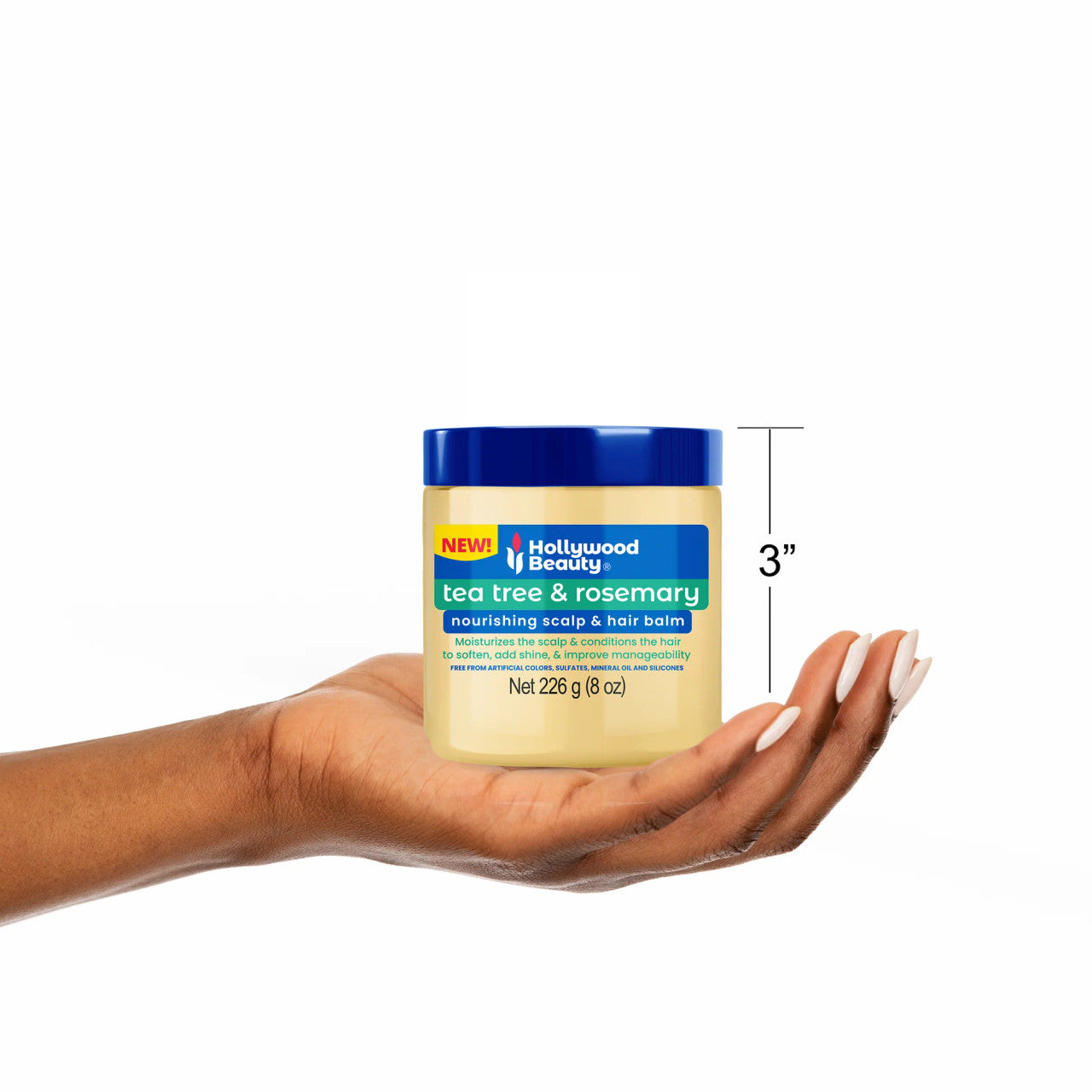 Hollywood Beauty Tea Tree & Rosemary Nourishing Scalp & Hair Balm (8oz) - product image 12