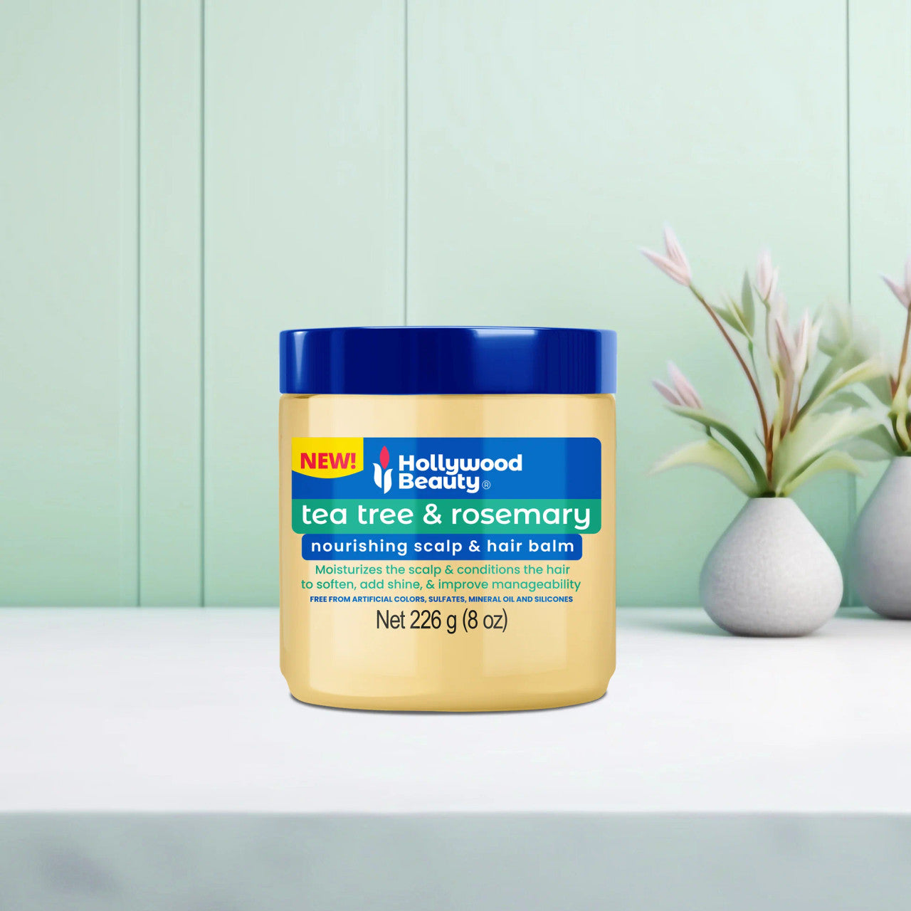 Hollywood Beauty Tea Tree & Rosemary Nourishing Scalp & Hair Balm (8oz) - product image 13