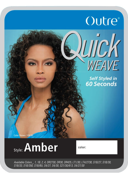 OUTRE Synthetic Quick Weave Half Wig -  Amber - product image 2
