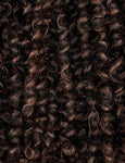 OUTRE Synthetic Quick Weave Half Wig -  Dominican Curly - Color S1B/33 swatch