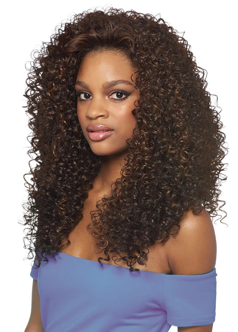 OUTRE Synthetic Quick Weave Half Wig -  Dominican Curly