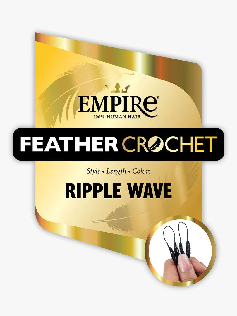 SENSATIONNEL Empire 100% Human Hair Feather Crochet - RIPPLE WAVE - product image 4
