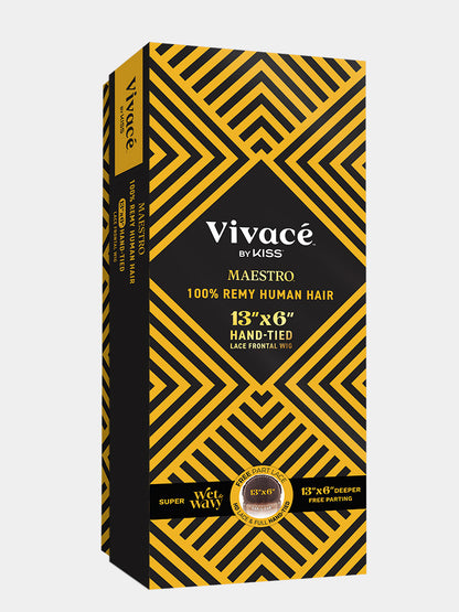 VIVACE 100% Human Hair MAESTRO 13X6 Lace Front Wig - Super Wave 26" - product image 7