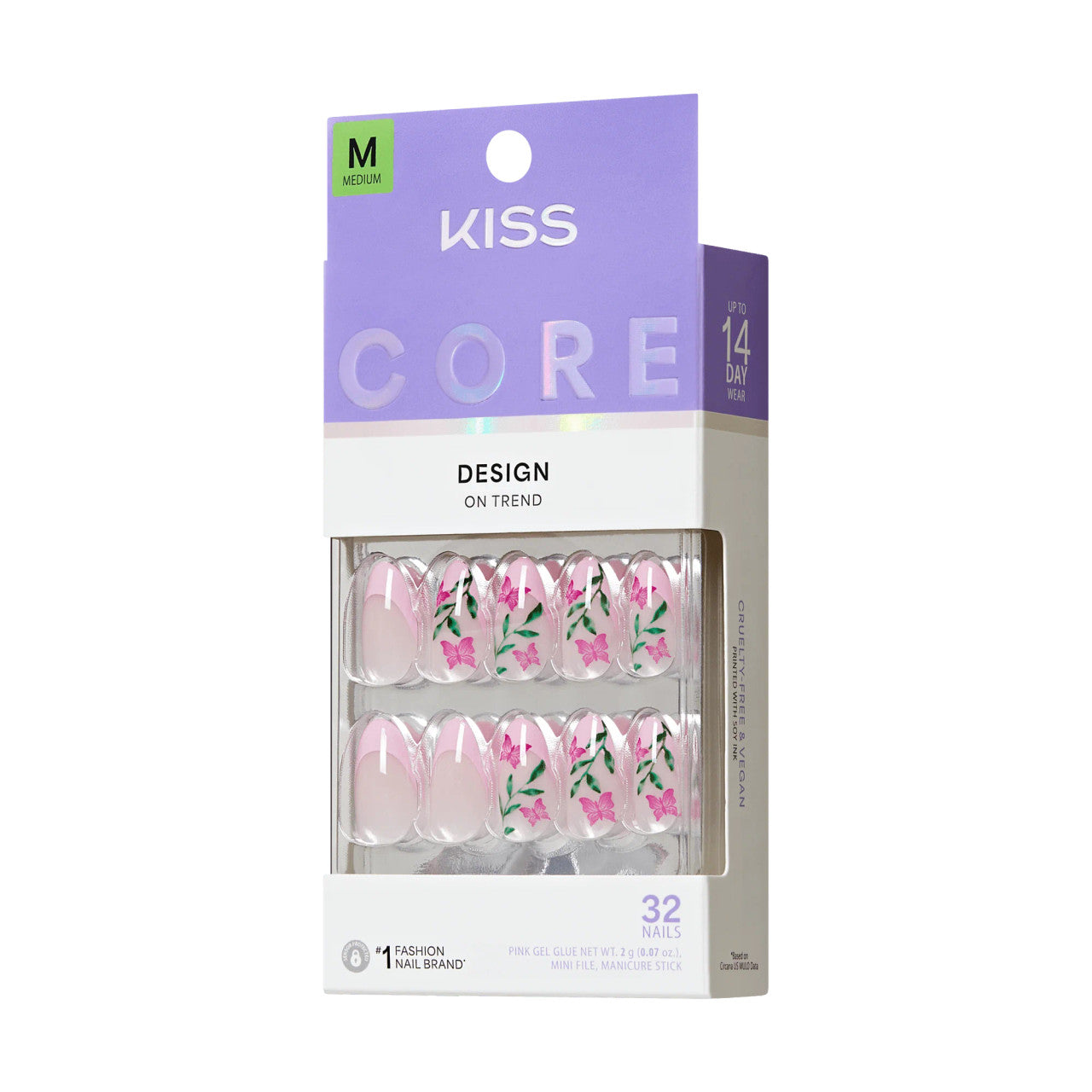KISS Core Design Press On Nail - Springtime Splendor