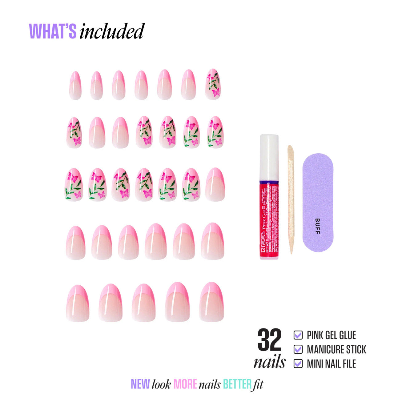 KISS Core Design Press On Nail - Springtime Splendor - product image 13