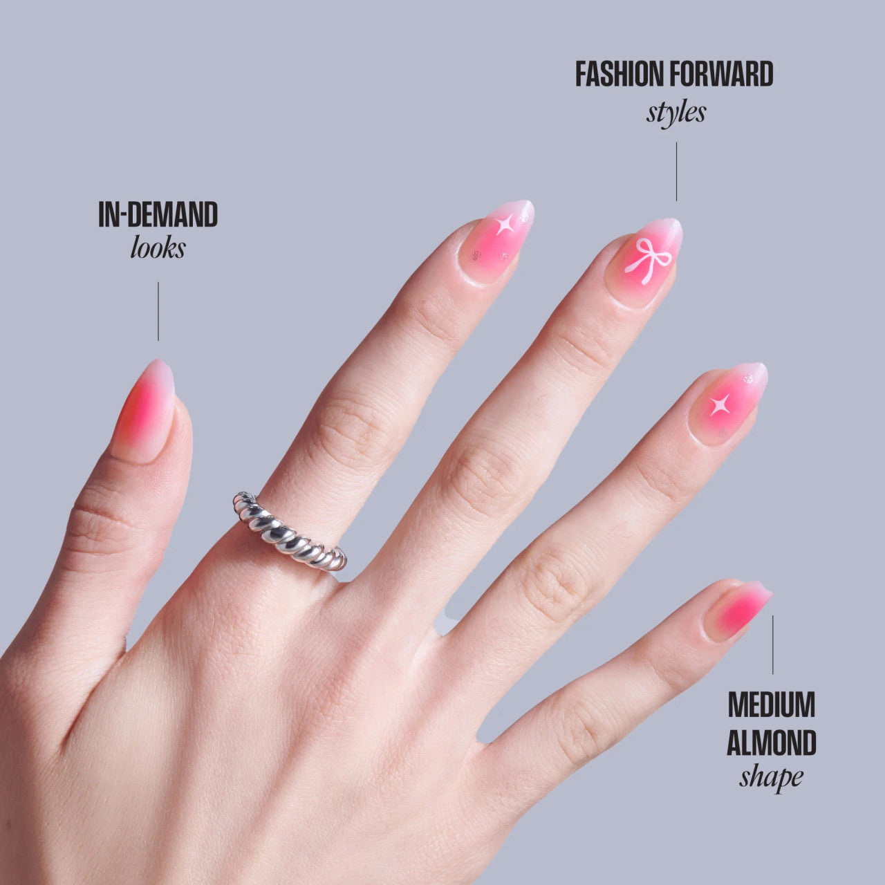 KISS Core Design Press On Nail - My Time - product image 2