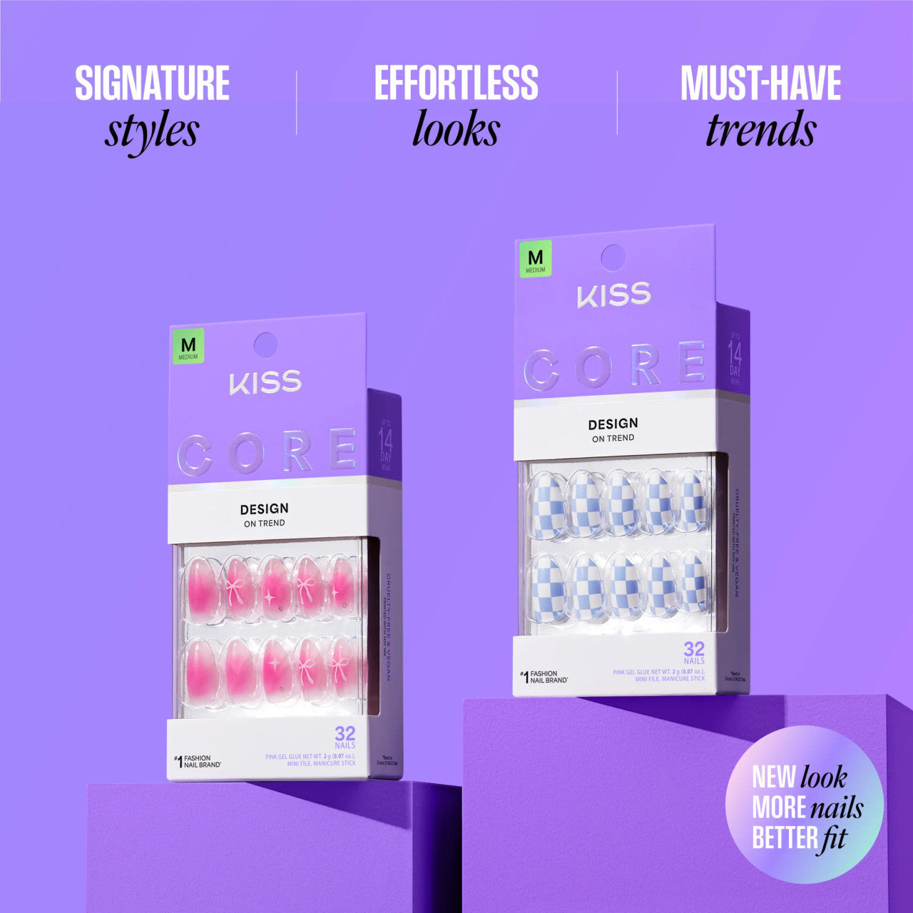 KISS Core Design Press On Nail - My Time - product image 9