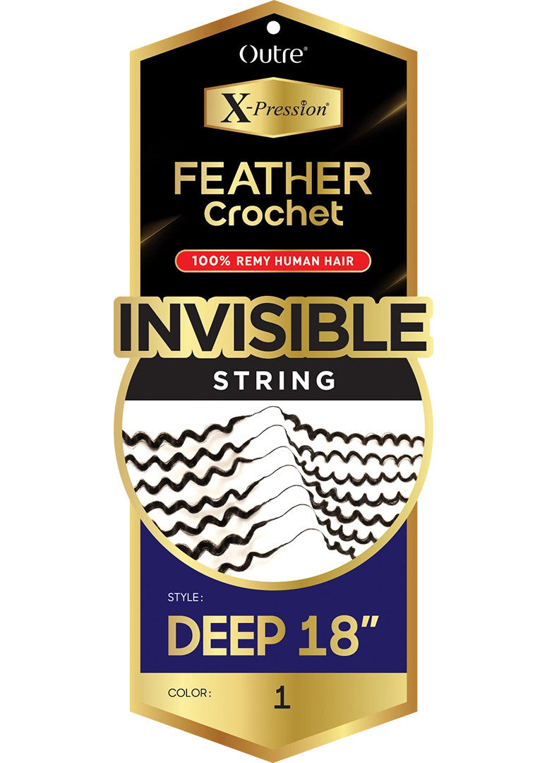 OUTRE X-Pression Human Feather Crochet - Deep (14"-18") - product image 2