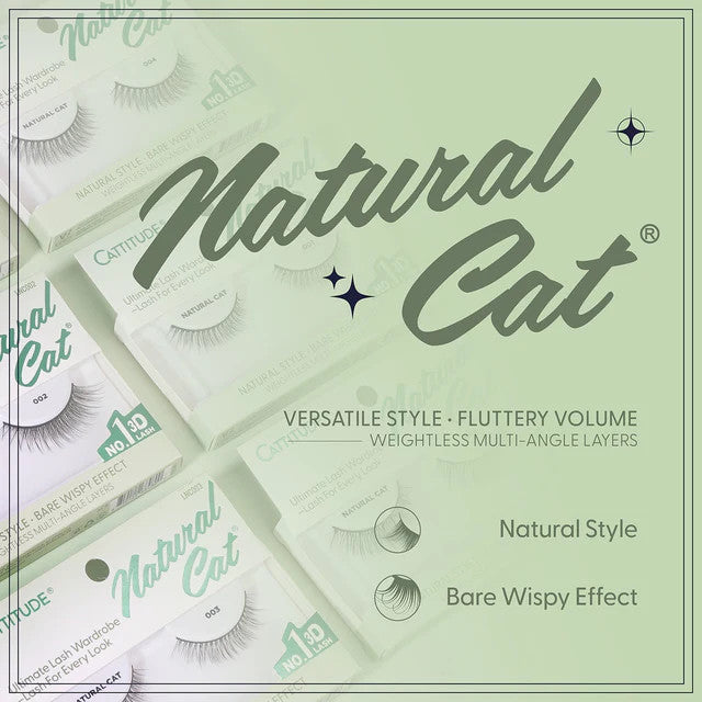 EBIN CATTITUDE Eyelashes - Natural Cat (4 Pairs) - product image 4
