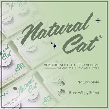 EBIN CATTITUDE Eyelashes - Natural Cat (4 Pairs) - product image 4
