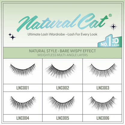EBIN CATTITUDE Eyelashes - Natural Cat (4 Pairs) - product image 6