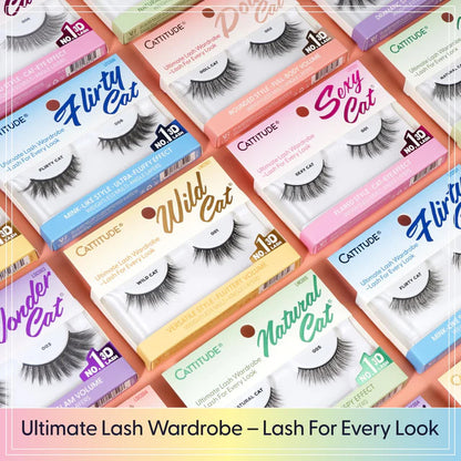 EBIN CATTITUDE Eyelashes - Natural Cat (4 Pairs) - product image 8