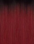 OUTRE Synthetic Quick Weave Half Wig -  Flow 3 - Color DR Red Burgundy swatch