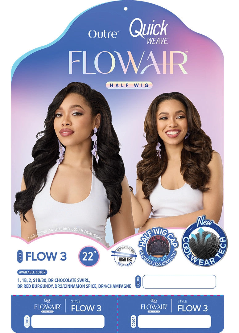 OUTRE Synthetic Quick Weave Half Wig -  Flow 3 - product image 5
