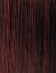 OUTRE Synthetic Quick Weave Half Wig - Flow 1 - Color S1B/Burgundy swatch