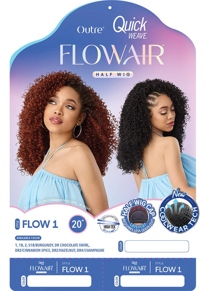 OUTRE Synthetic Quick Weave Half Wig - Flow 1 - product image 5