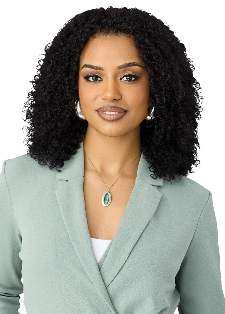 OUTRE 100% Unprocessed Human Hair EVERROOT Half Wig - Water Curls 14"