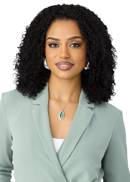 OUTRE 100% Unprocessed Human Hair EVERROOT Half Wig - Water Curls 14"