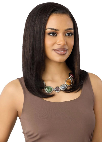 OUTRE 100% Unprocessed Human Hair EVERROOT Half Wig - Yaki Straight 18" - product image 3