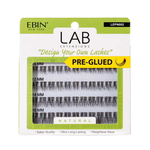 EBIN LAB EXTENSIONS DIY Cluster Lashes (Pre-glued) - Variant NATURAL / 002
