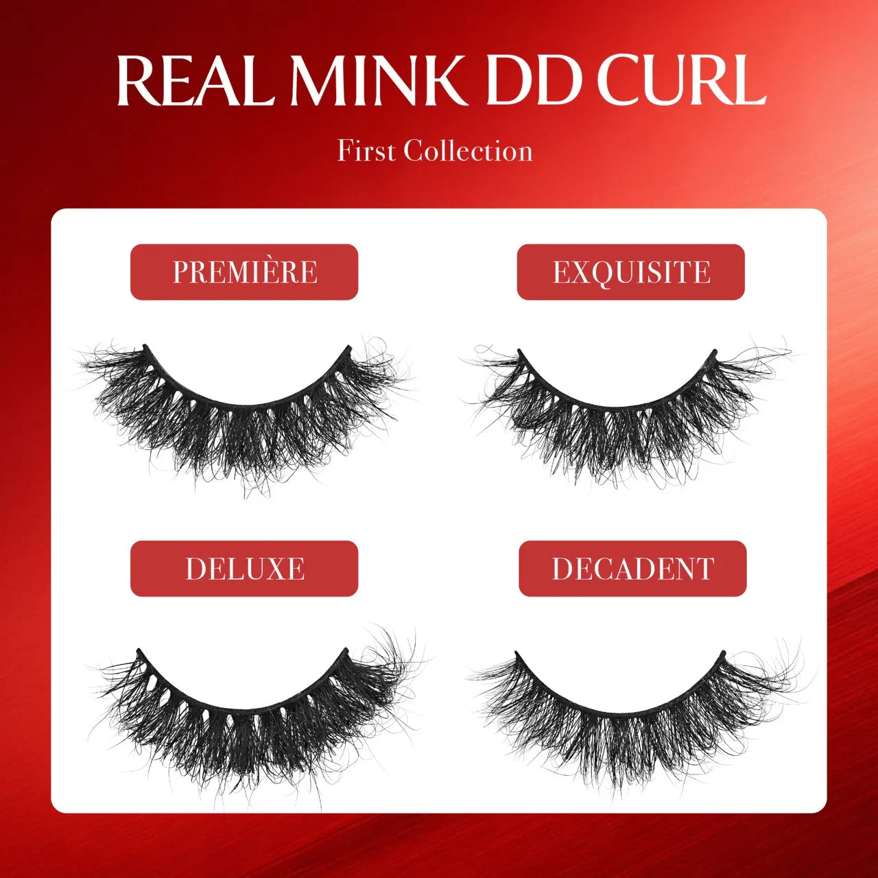 VLuxe 100% Real Mink DD Curl Strip Eyelashes - product image 5