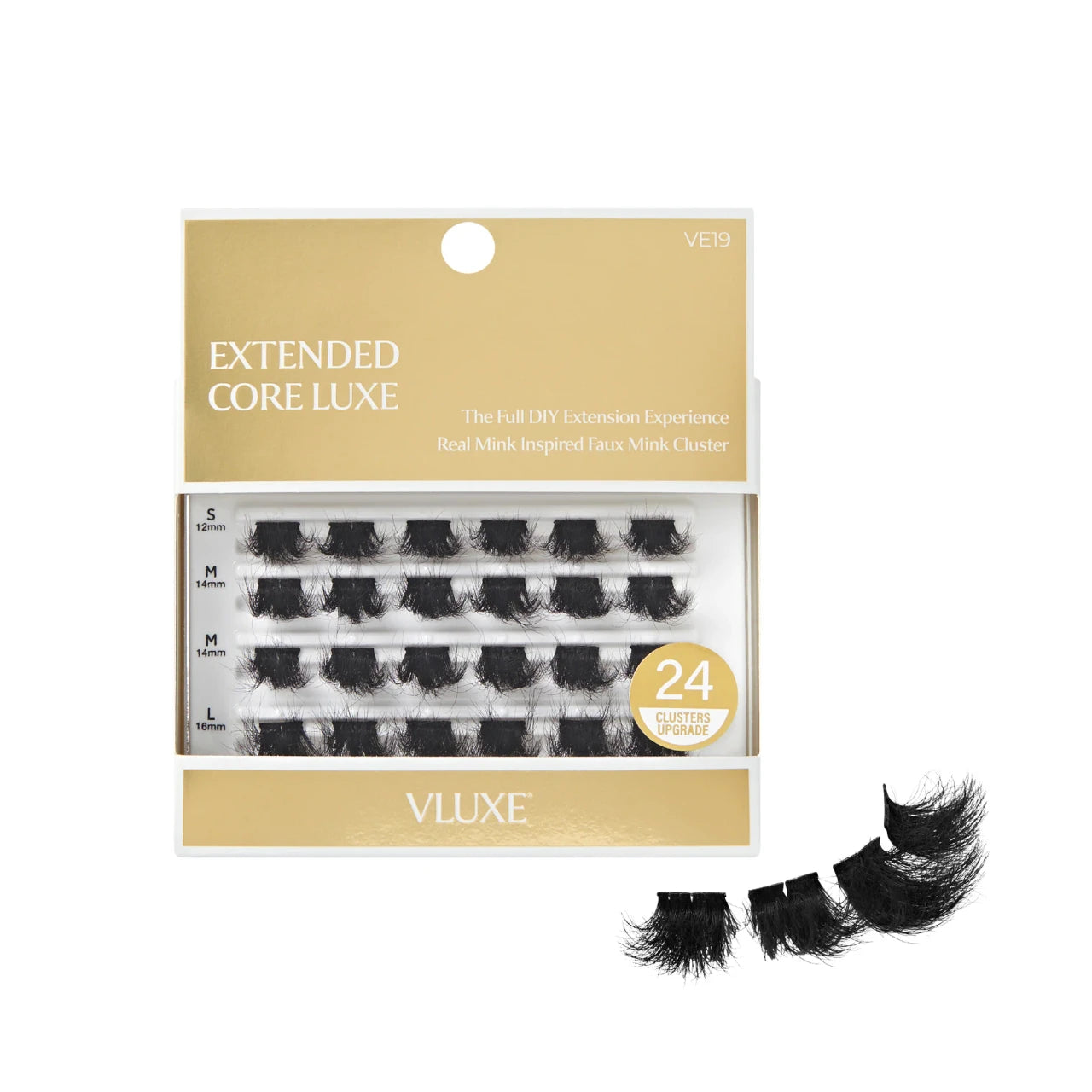 VLuxe Extended Core Luxe Faux Mink Lash Clusters