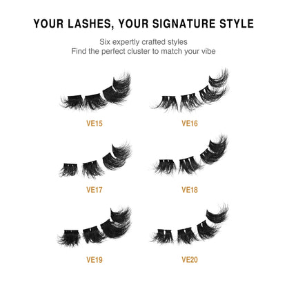 VLuxe Extended Core Luxe Faux Mink Lash Clusters - product image 4