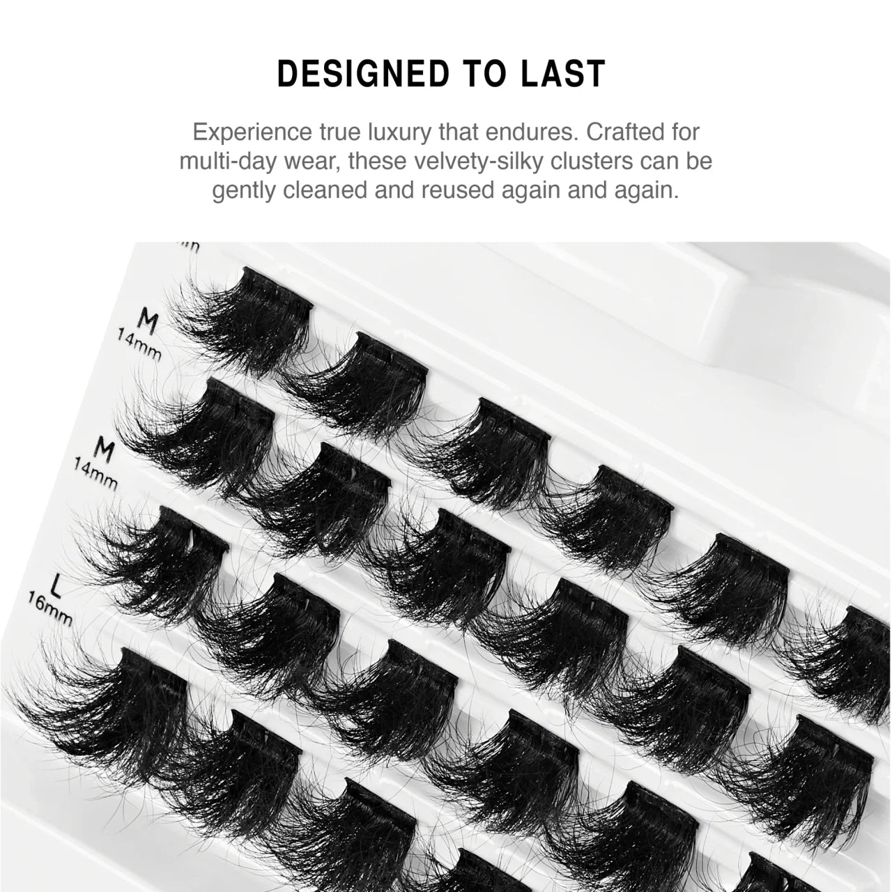 VLuxe Extended Core Luxe Faux Mink Lash Clusters - product image 5