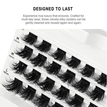 VLuxe Extended Core Luxe Faux Mink Lash Clusters - product image 5