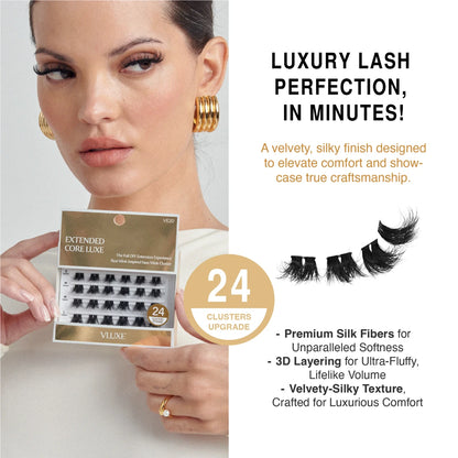 VLuxe Extended Core Luxe Faux Mink Lash Clusters - product image 6