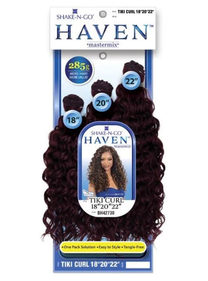 SHAKE N GO Haven Mastermix - Tiki Curl  3PCS (18"/20"/22")