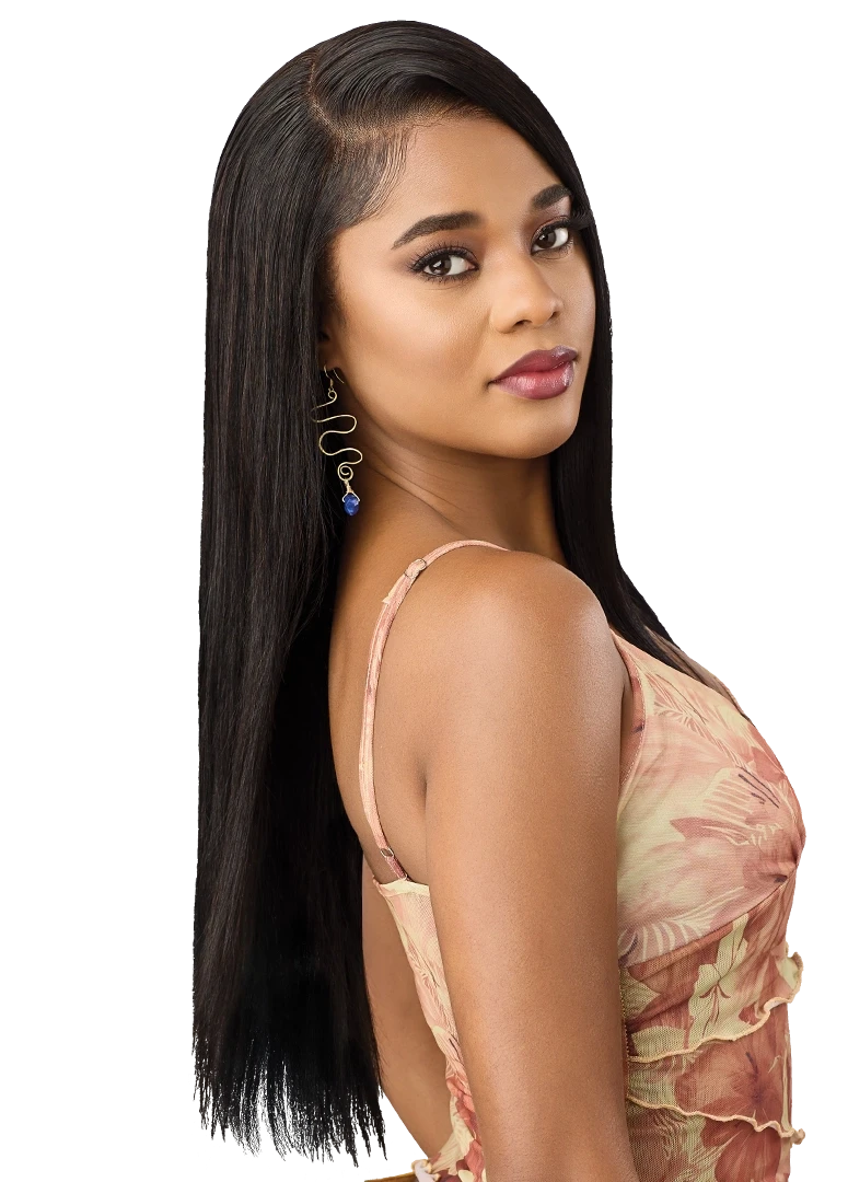 Outre 100% Unprocessed Human Hair SUGAR PUNCH 13X5 Lace Front Wig - HH-Remy Straight 24" - product image 3
