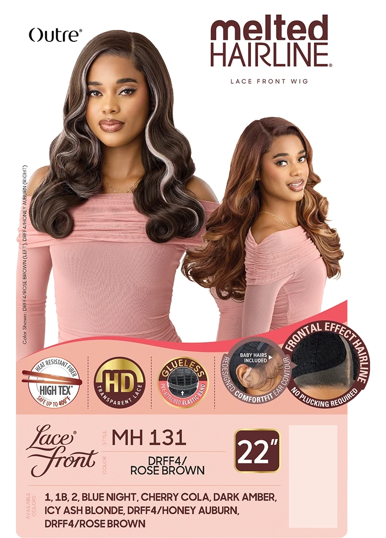 OUTRE Synthetic Melted HairlineHD Lace Front Wig - MH 131 - product image 6