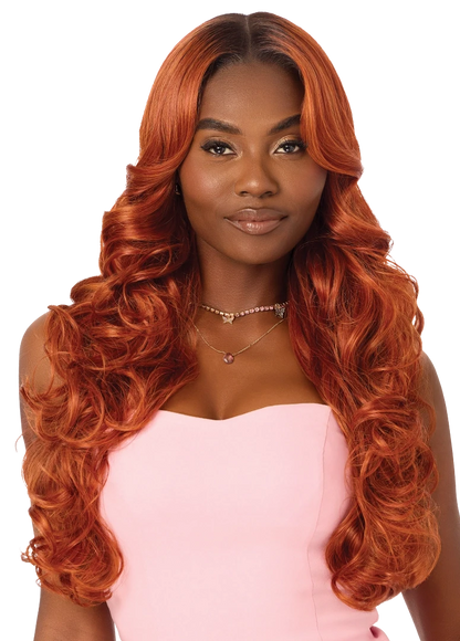 OUTRE Synthetic Perfect Hairline Swoop Series Glueless Lace Frontal Wig - Swoop Y-Part 209