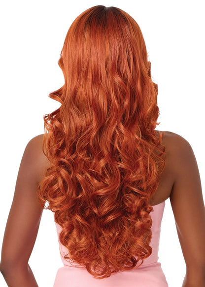 OUTRE Synthetic Perfect Hairline Swoop Series Glueless Lace Frontal Wig - Swoop Y-Part 209 - product image 4