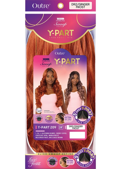 OUTRE Synthetic Perfect Hairline Swoop Series Glueless Lace Frontal Wig - Swoop Y-Part 209 - product image 7