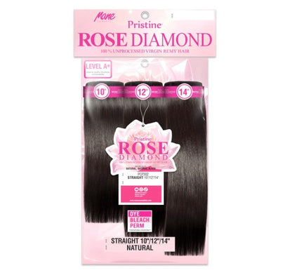 MANE CONCEPT Pristine Rose Diamond 100% Unprocessed Hair Multi Pack - Straight