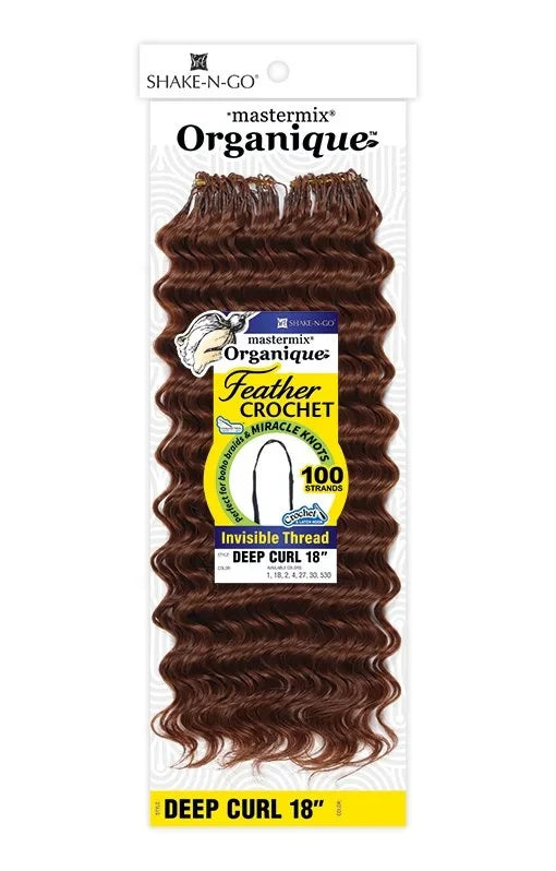 SHAKE N GO Organique Feather Crochet - Deep Curl 18"