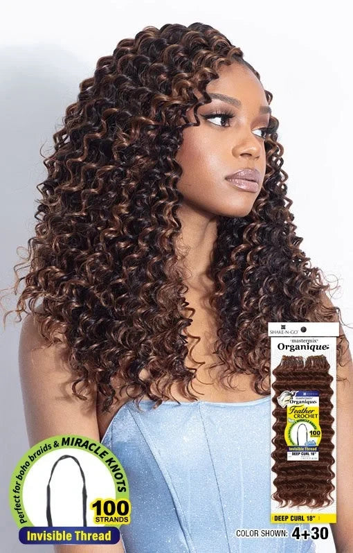 SHAKE N GO Organique Feather Crochet - Deep Curl 18" - product image 3