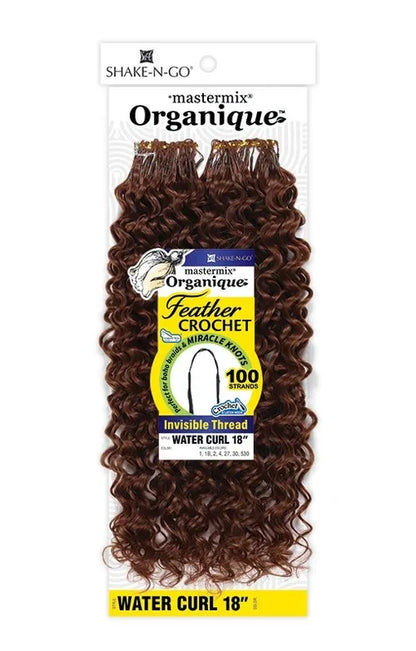 SHAKE N GO Organique Feather Crochet - Water Curl 18"