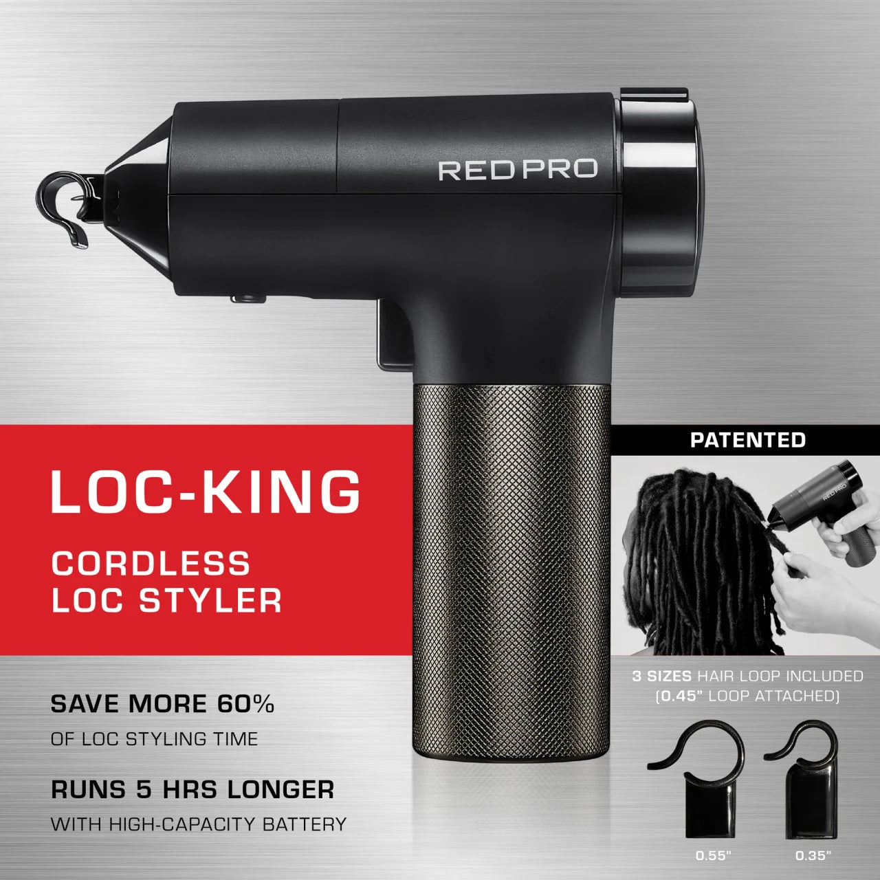 RED Pro LOC-KING Cordless Auto Loc Styler - product image 3