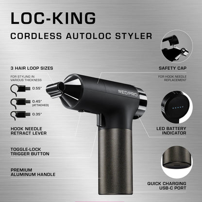RED Pro LOC-KING Cordless Auto Loc Styler - product image 7