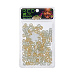 RED Jellypopz Hairbeads (Large) - Color Gid Glitter Mix swatch