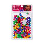 RED Jellypopz Hairbeads (Large) - Color Solid Color Asst swatch