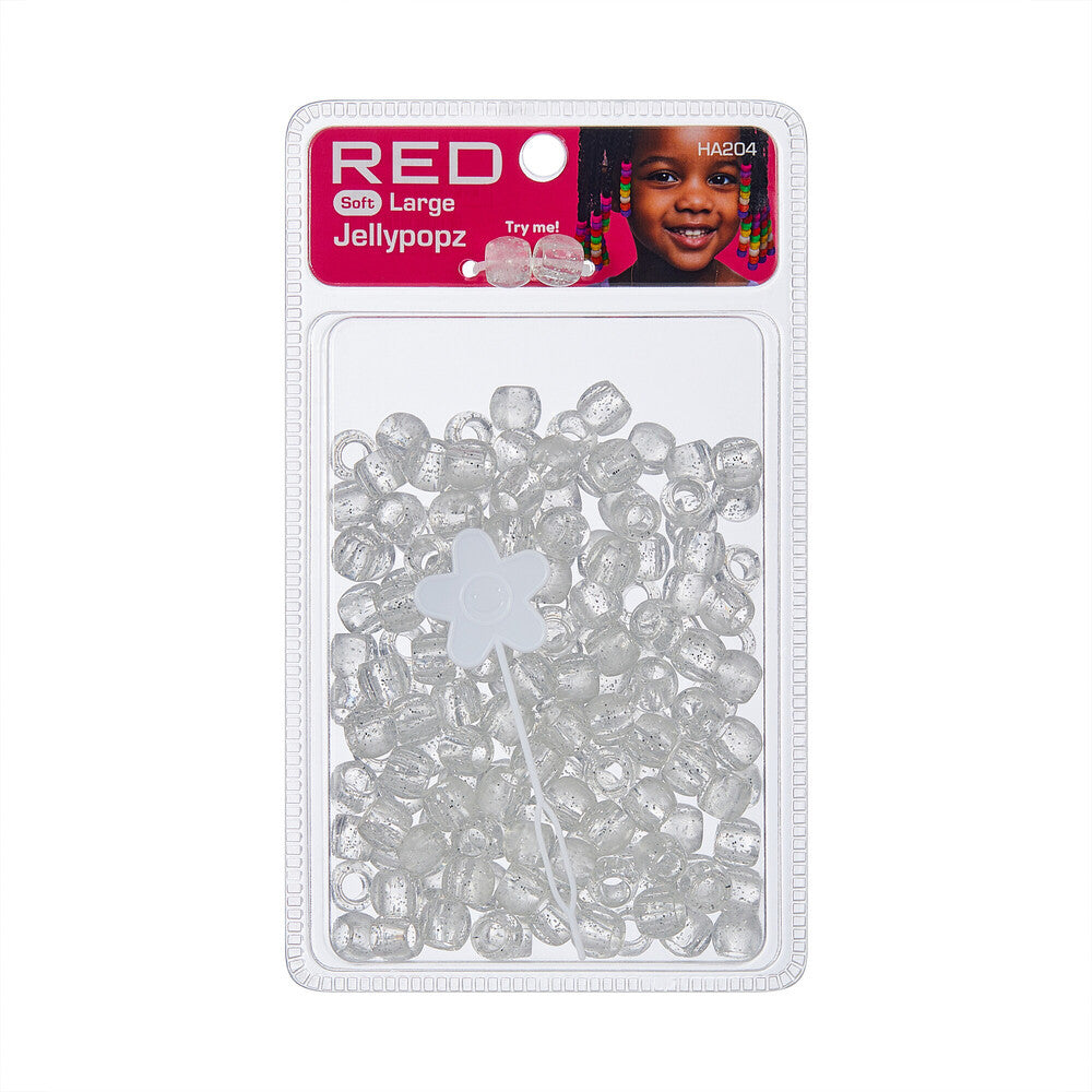 RED Jellypopz Hairbeads (Large) - product image 10