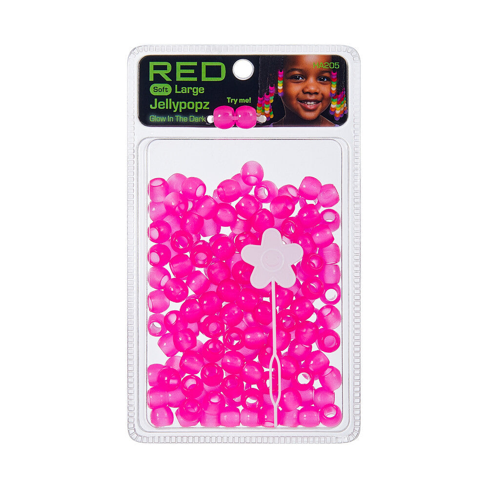 RED Jellypopz Hairbeads (Large) - product image 11
